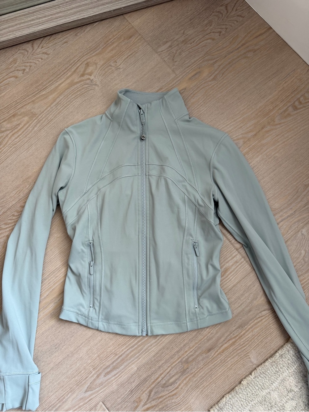 lululemon athletica Sage Green Zip-Up Performance Jacket